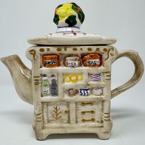 Sunshine Ceramics Cupboard Tea Pot Vintage